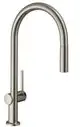 Hansgrohe-HG-Spueltischmischer-210-Talis-M54-Ausziehbrause-2jet-sBox-edelstahl-optik-72801800 gallery number 1